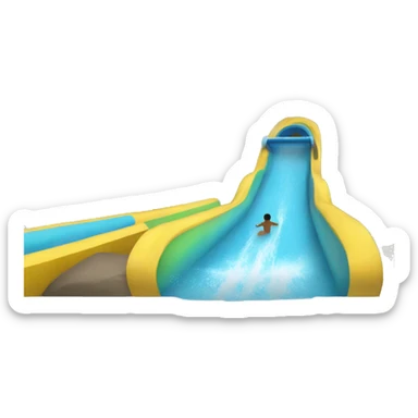 Waterslide sticker