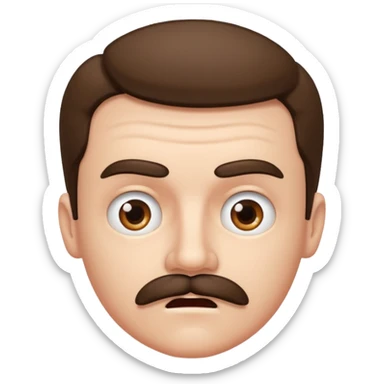 Create pls emoji that looks like austria dictator (hitler) it doesn’t have to be him but someone who looks alike , and combine it with emoji “mind blowing”, more look like hitler sticker