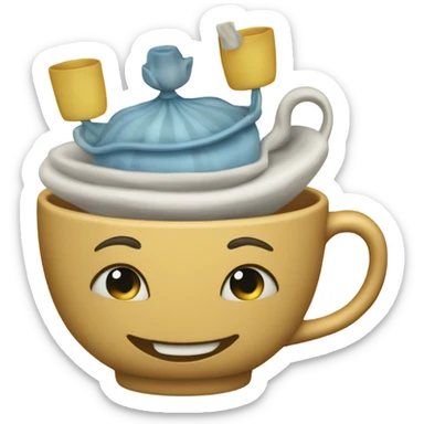 Disneyland Teacups ride sticker