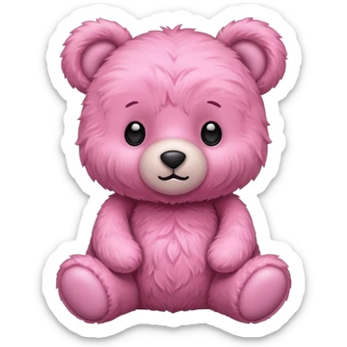 Pink teddy beautifull sticker