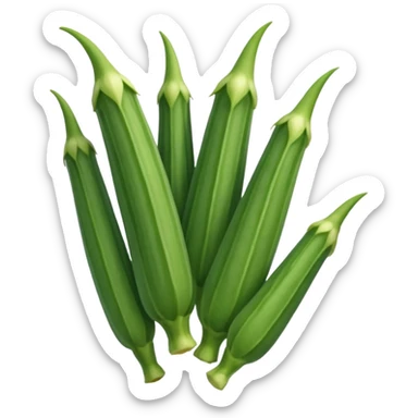 okra sticker