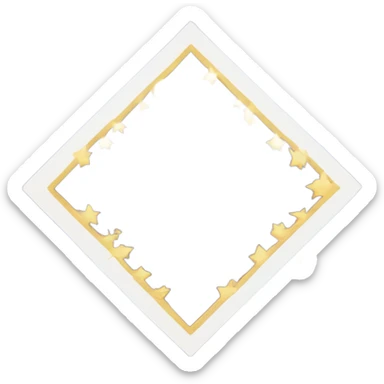Square, Rhombus shapes to be in a Full Star shape sticker