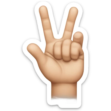 West side hand sign sticker