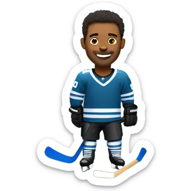 A hockey dad sticker