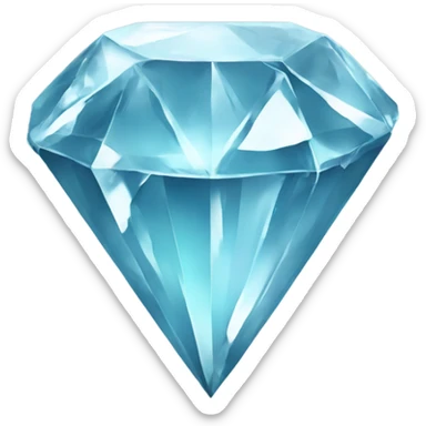 cracked diamond in half sticker