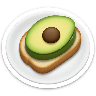 avocado toast sticker