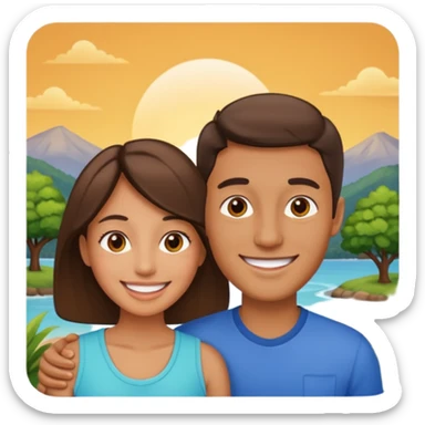 Man Woman Butt sticker