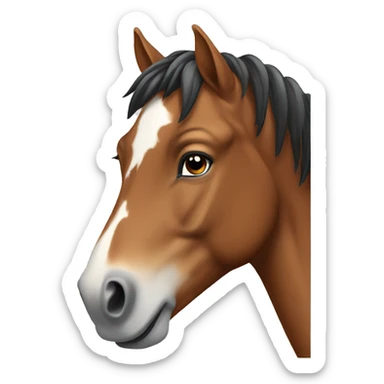 Horse sticker