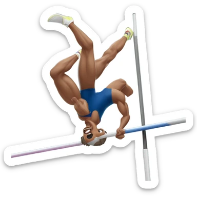 track pole vault sticker