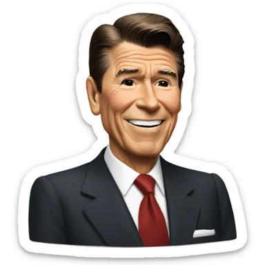 Ronald Reagan sticker