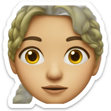 girl with snot coming out of her nose sticker