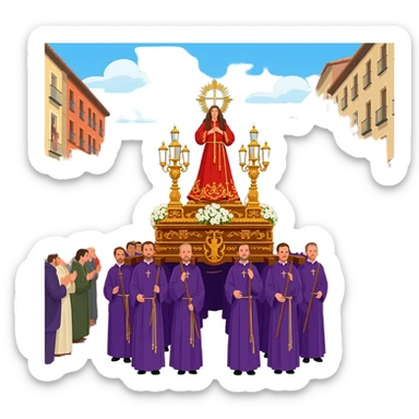 semana santa Aragón sticker