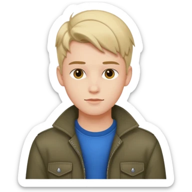 handsome and young teen pinterest boy good at fashion. popular among 'that brat girl' sticker