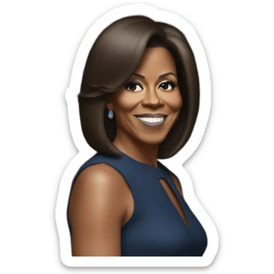 michelle obama sticker