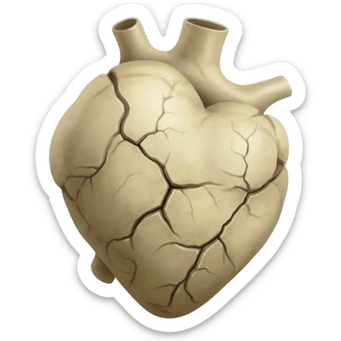 dead heart sticker