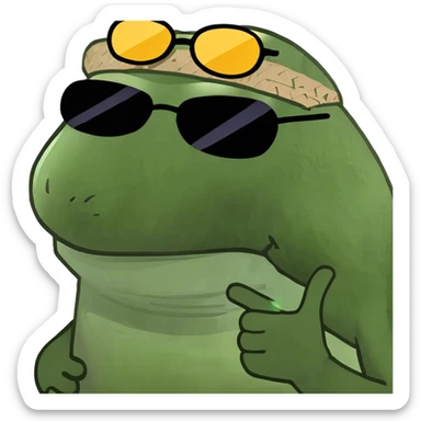 Butterfly on a sunflower sticker