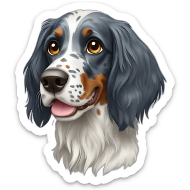 english setter sticker
