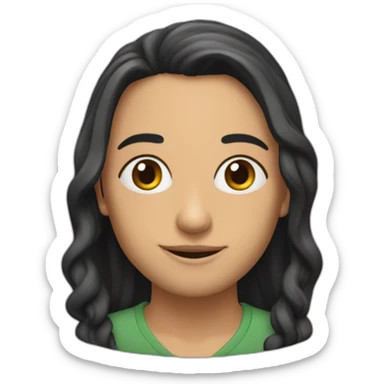 Bu_eta cabeluda sticker