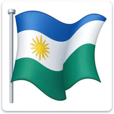 Khabarovsk Krai flag waving sticker