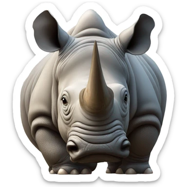 Rhino sticker