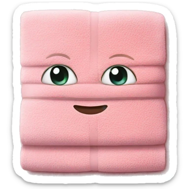 Light pink towel sticker