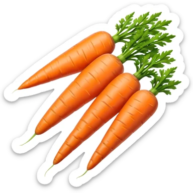 sliced carrot   sticker