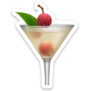 Lychee martini  sticker