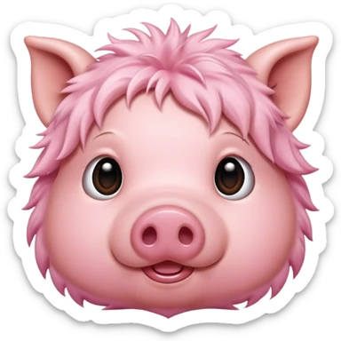 Pig cute sticker