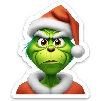 grinch sticker