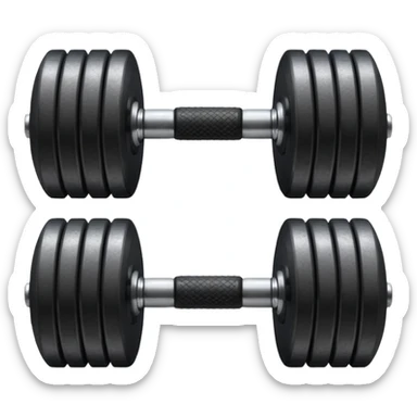 Haltère de muscu sticker