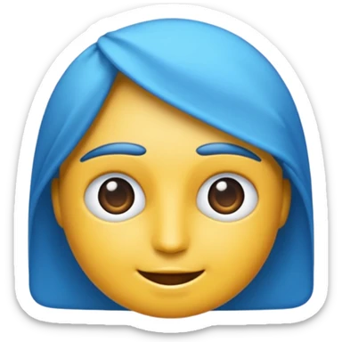 Mavi tik emojisi sticker