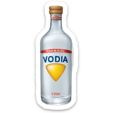 Vodka sticker