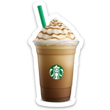 Starbucks frappe  sticker