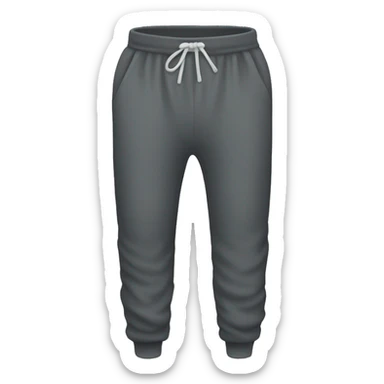 Dark gray sweatpants sticker