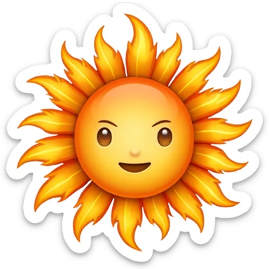 Make the sun into a super nova sticker