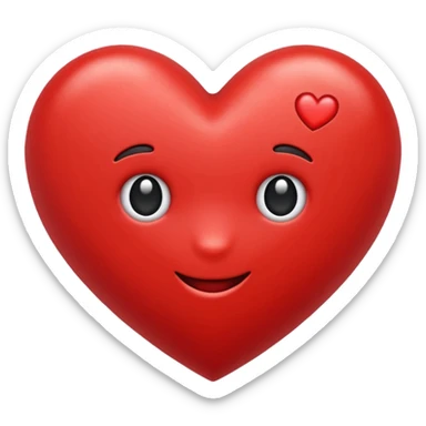 Emoji con el corazón flechado sticker