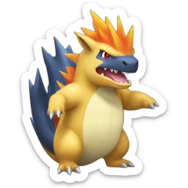 Typhlosion sticker
