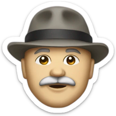 Lenin mashroom sticker