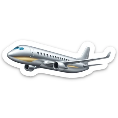 plane landing sticker