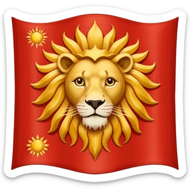 Shir o Khorsid flag sticker