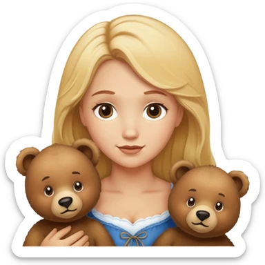 Goldilocks and the 3 bears sticker
