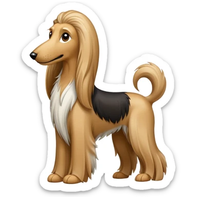 Afghan Hound sticker