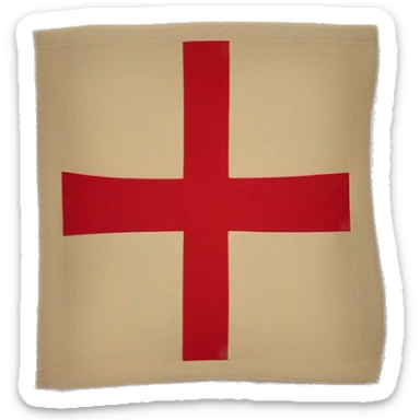 bandera cruz de borgoña sticker