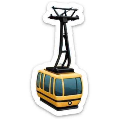 teleferico barcelona sticker