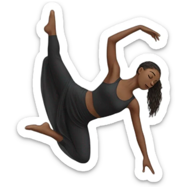 Contemporary dance sticker