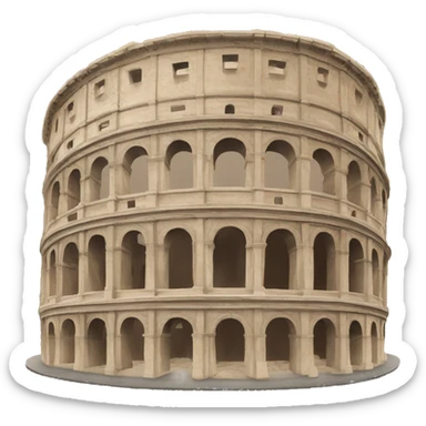 Colosseum hotel sticker