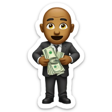 Money Thirsty sticker