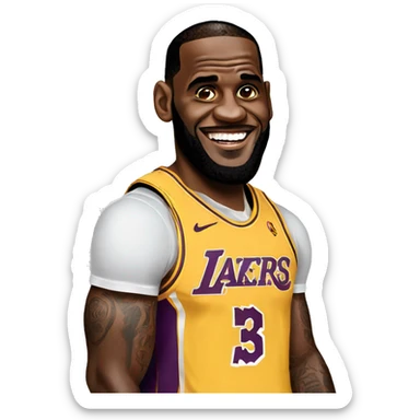 LeBron sticker