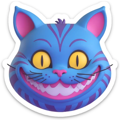 Cheshire Cat from Alice in Wonderland sticker