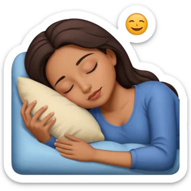 Latina baddie sleeping sticker